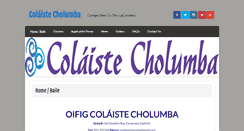 Desktop Screenshot of colaistecholumba.ie